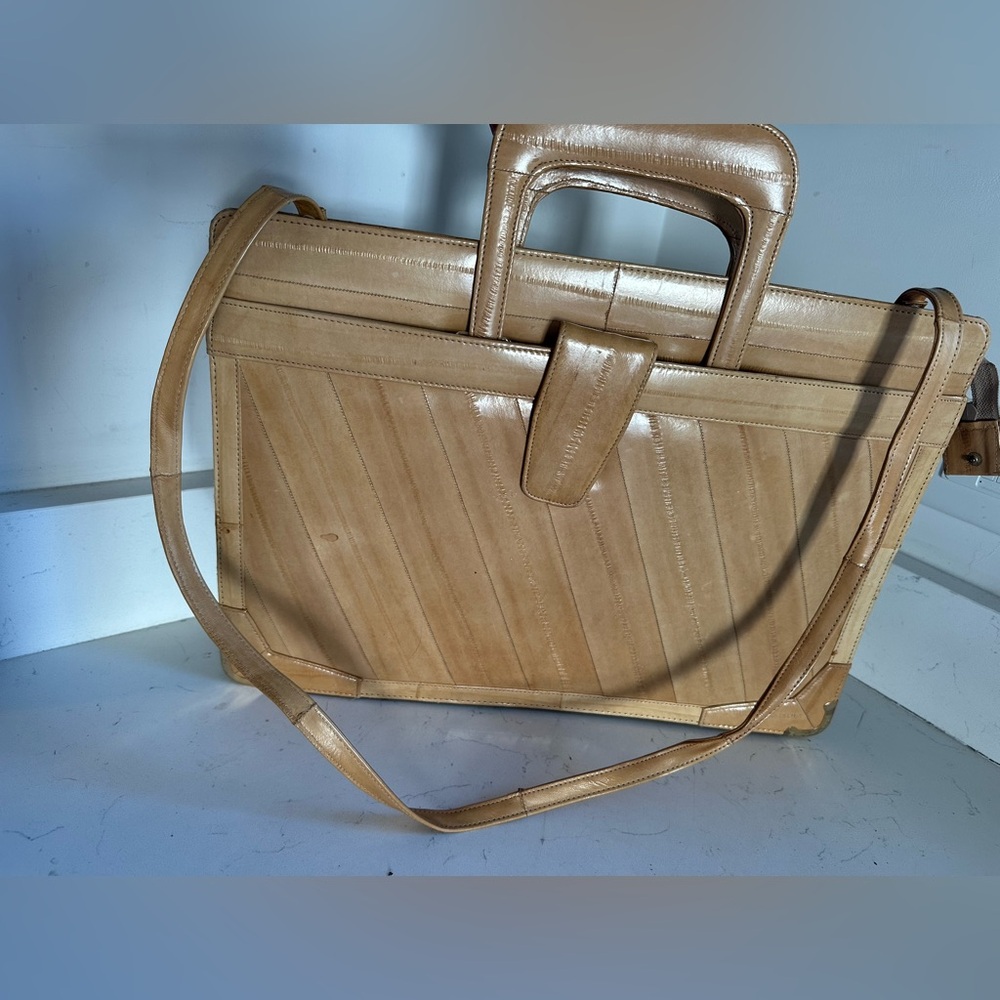 Genuine‎ EEL SKIN shoulder bag - Picture 9 of 9